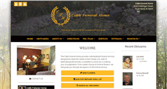 Desktop Screenshot of cobbfuneralhomes.com